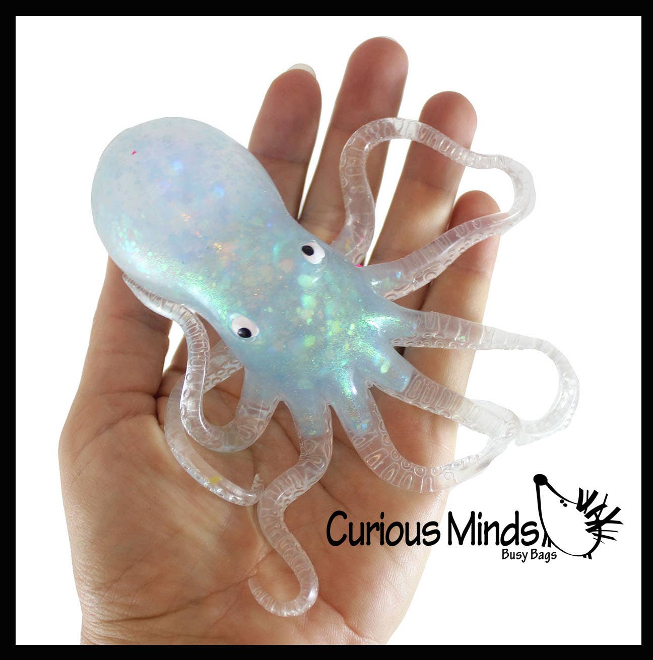 Single Gooey Gel Filled Octopus Fidget Stress Toy - Soft Squishy