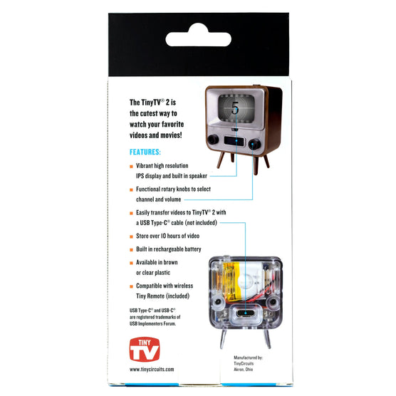 Tinytv® 2 with Tiny Remote ARRIVES BEFORE CHRISTMAS