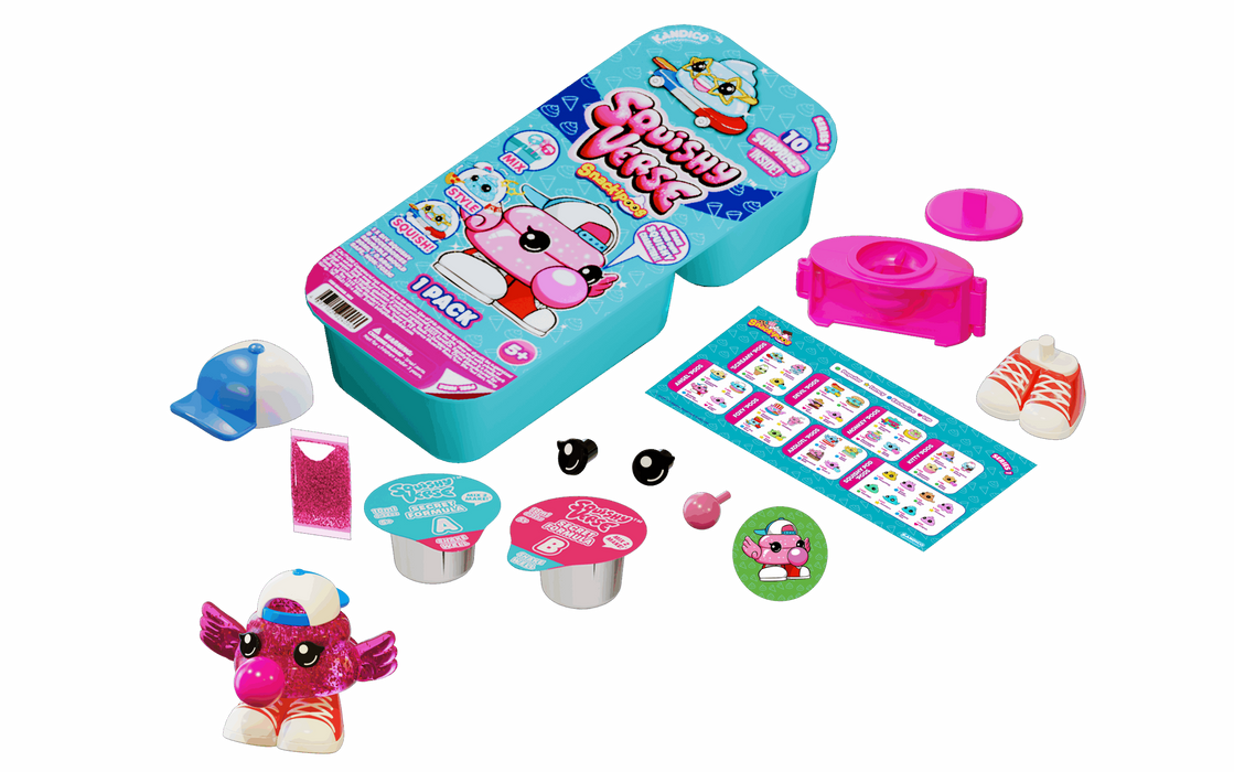 Squishyverse Snackipoos: DIY Surprise Toy Kit with 10+ Hidden Collectibles