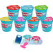 Squishy Refill Capsules: DIY Kit with Bio-Glitter, 4 Assorted Colors