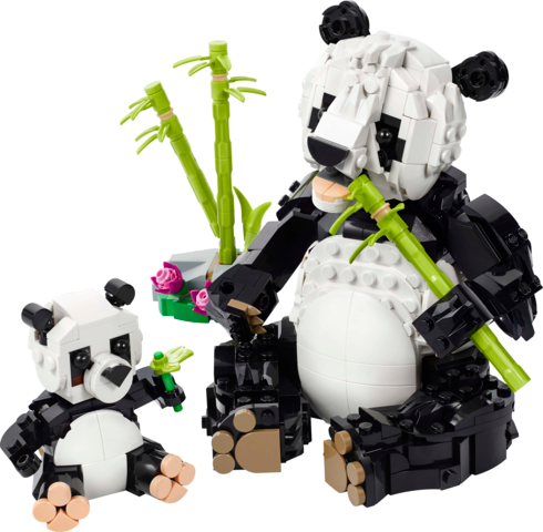 Wild Animals Panda Family Lego Creator 31165
