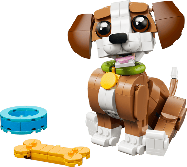 Lego Cute Animals: Playful Puppy Dog