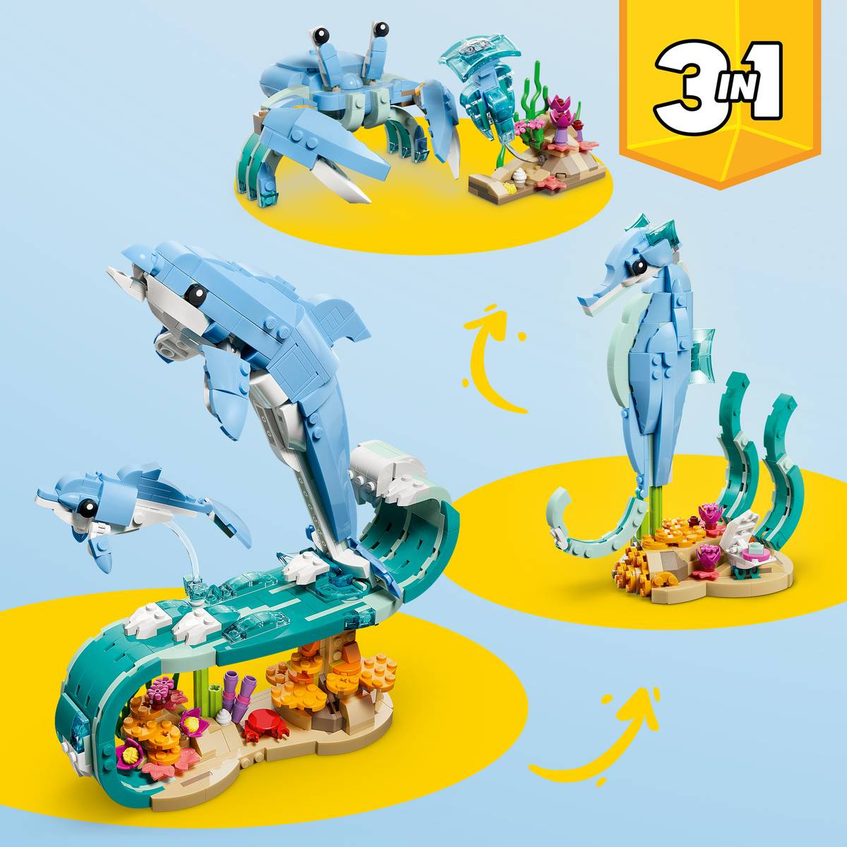 LEGO CREATOR Sea Animals: Beautiful Dolphins