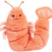 Douglas Salty the Shrimp 5-inch Plush Toy Orange Pink