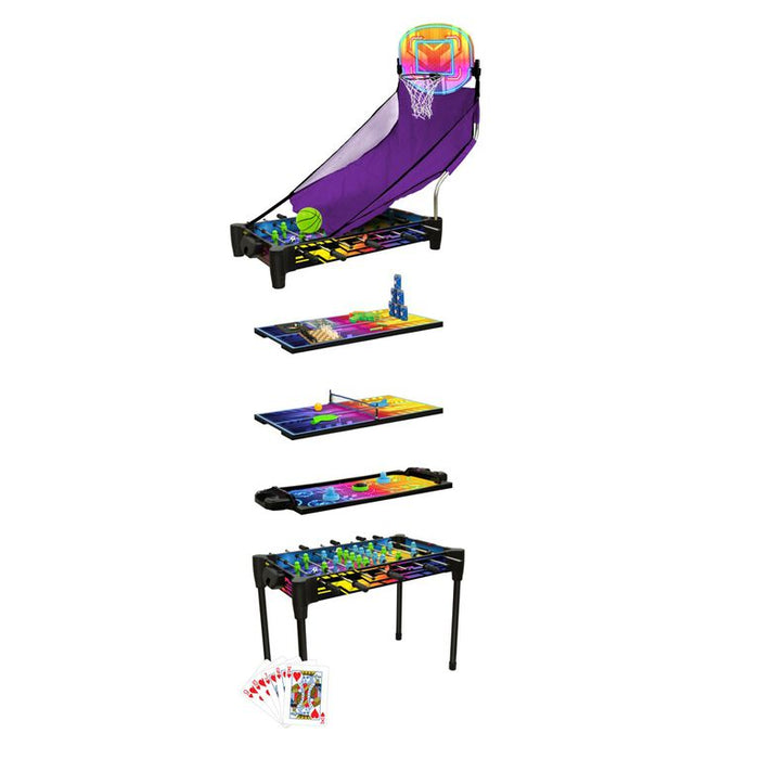 36 Neon Arcade 4in1 Game Table