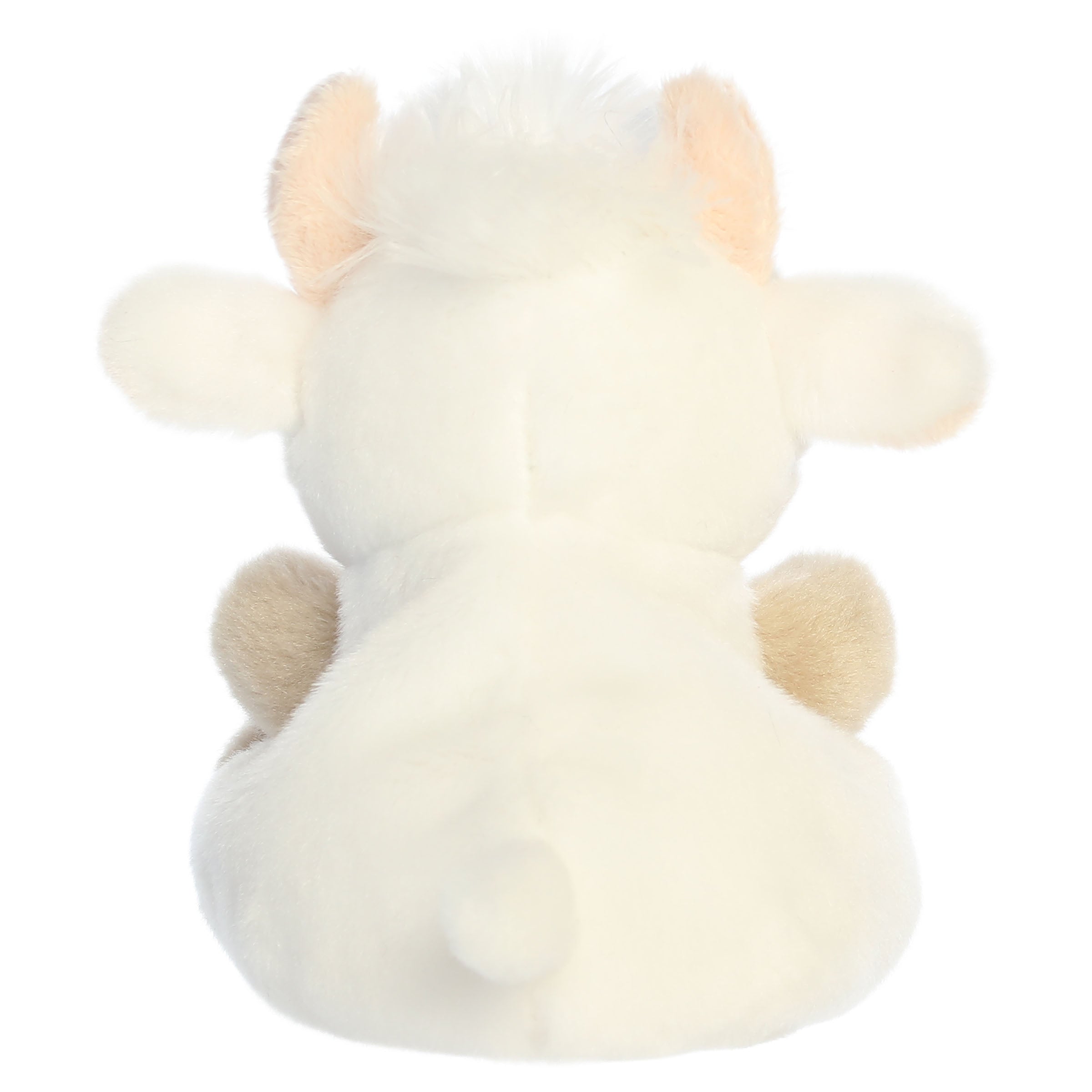 Aurora Palm Pals Halleigh Highland Cow Plush 5in White