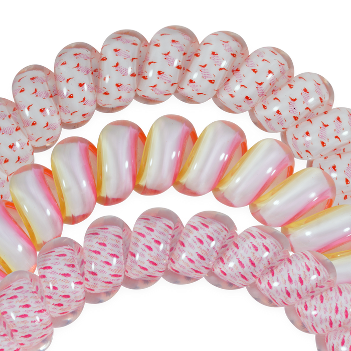 TELETIES Just Keep Swimming Large Hair Ties 3-Pack