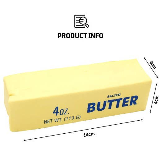 Butter Stress  – Soft & Slow-Rebound Squishy Toy