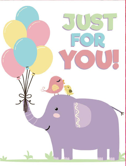 Balloon Elephant - Gift Enclosure