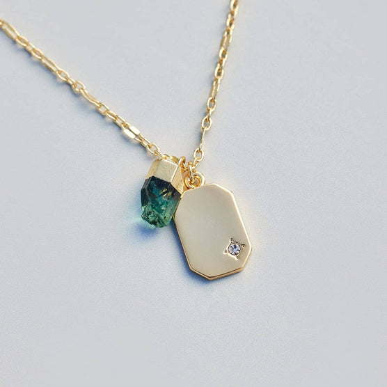 Emerald Quartz Pendant Necklace PuraVida