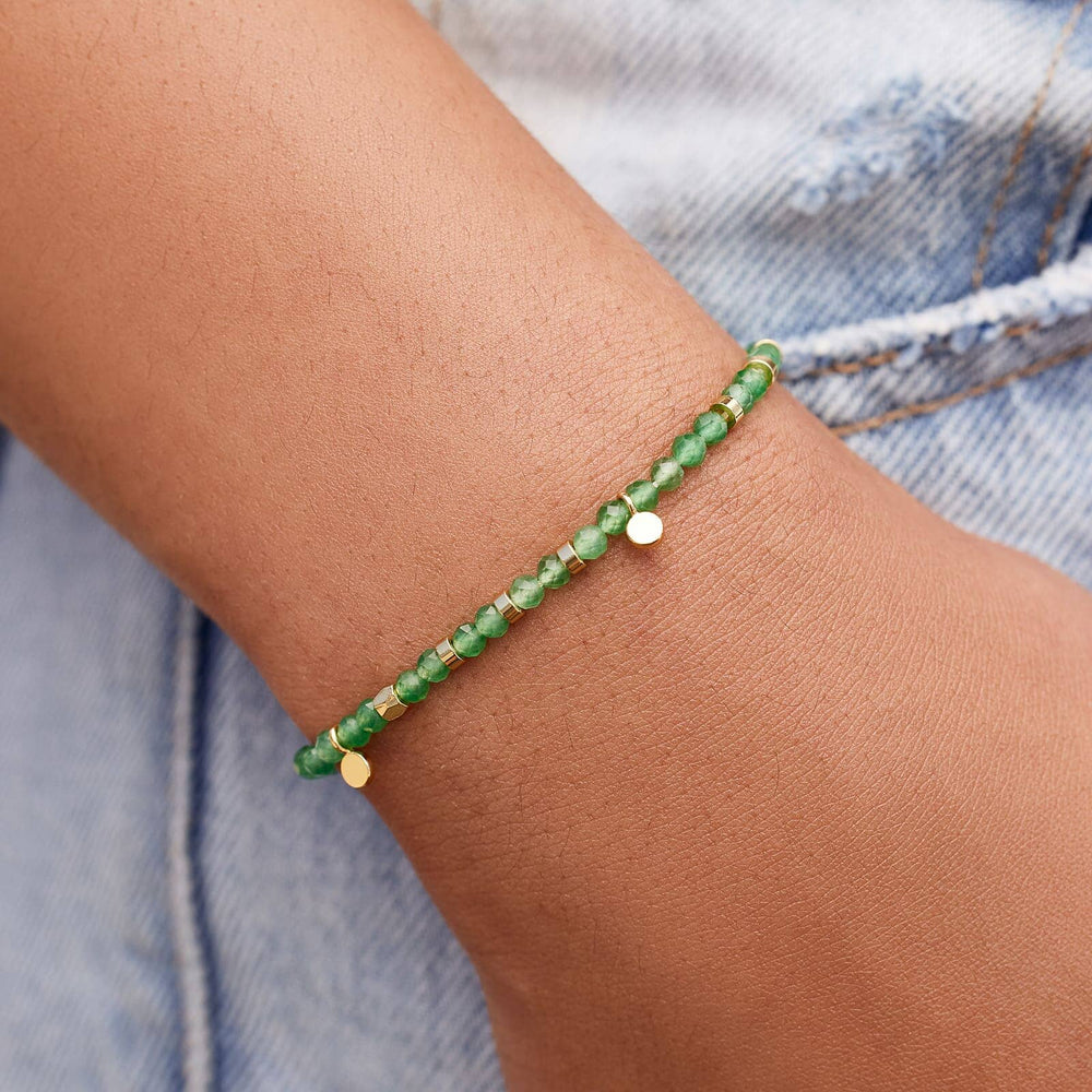 Jade Beaded String Bracelet Pura Vida
