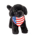Douglas Cuddle Toy Liberty Black Lab Soft Plush Toy