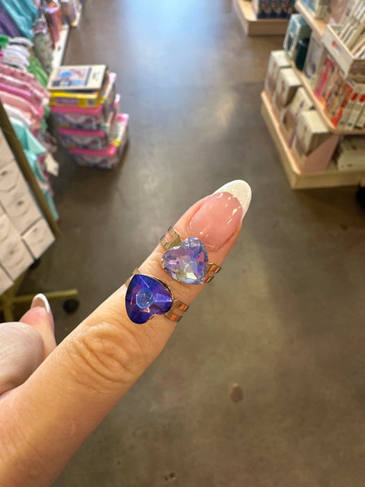 Heart Spinner Gem Ring