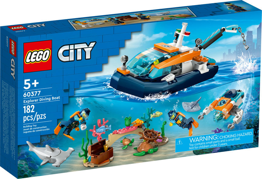 LEGO 60377 Explorer Diving Boat