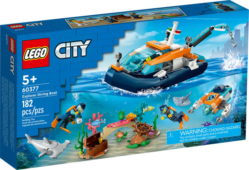 LEGO 60377 Explorer Diving Boat