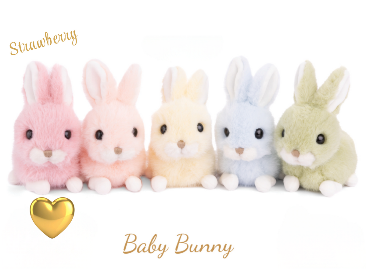 Bukowski Bears Baby Bunny -Strawberry — Learning Express Gifts