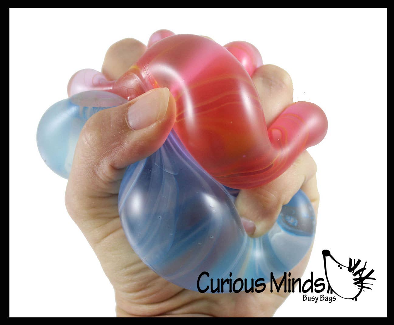 Single Marble Sugar Ball - Thick Glue/Gel Stretch Ball - Squishy