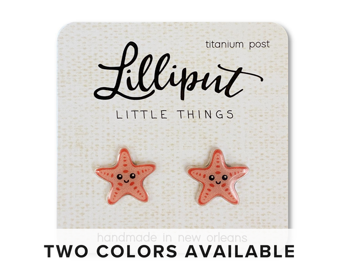 Starfish Earrings // Beach Gifts // Nautical