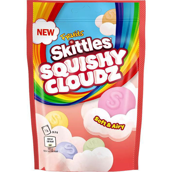 Skittles Squishy Cloudz Fruit Gummy Candy Bag 3.3oz