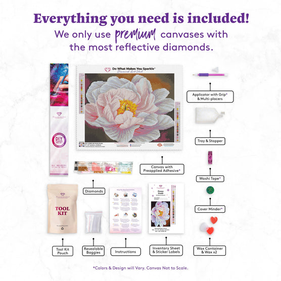 Peony Etude Diamond Art