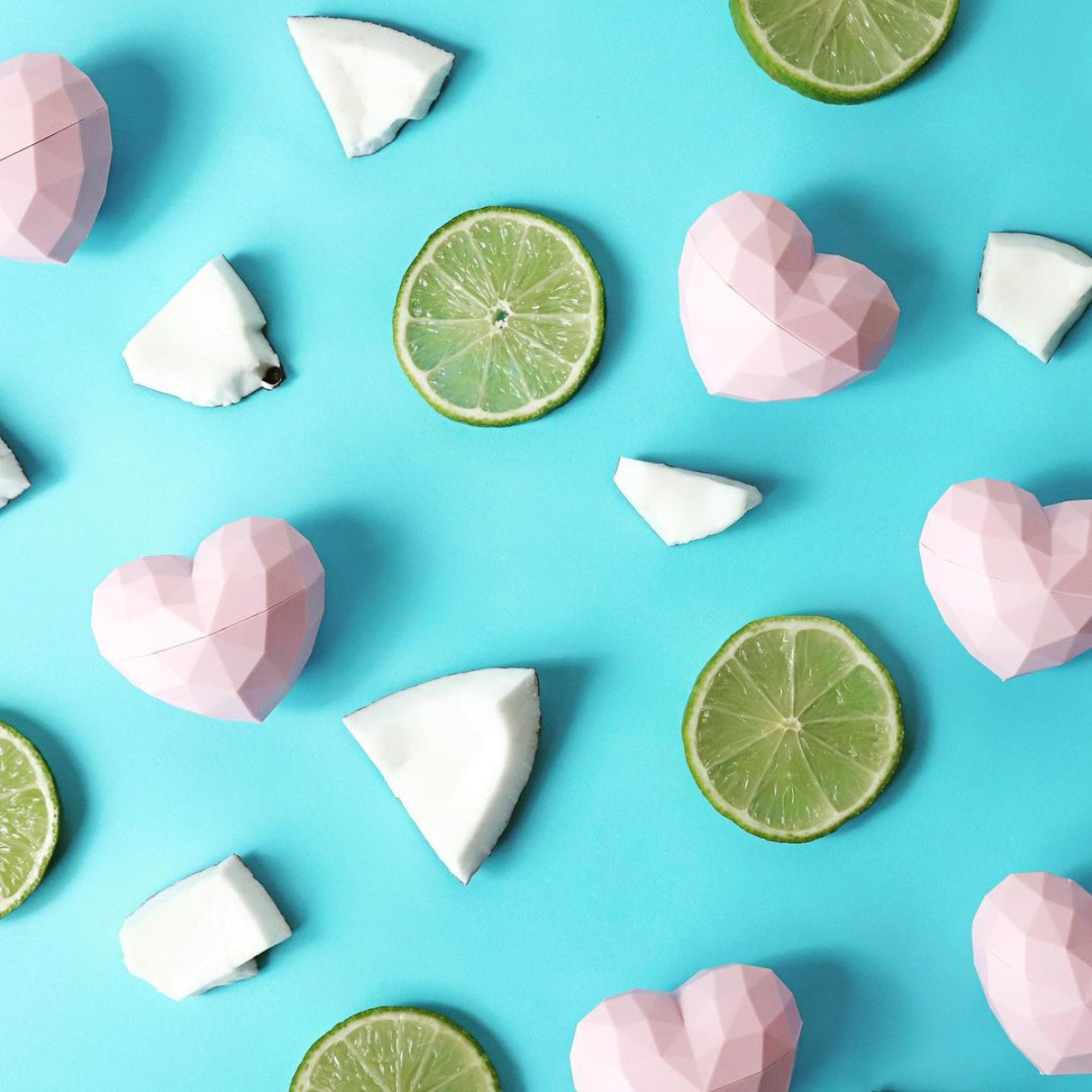 REBELS Pink Heart Lip Balm 100% Natural