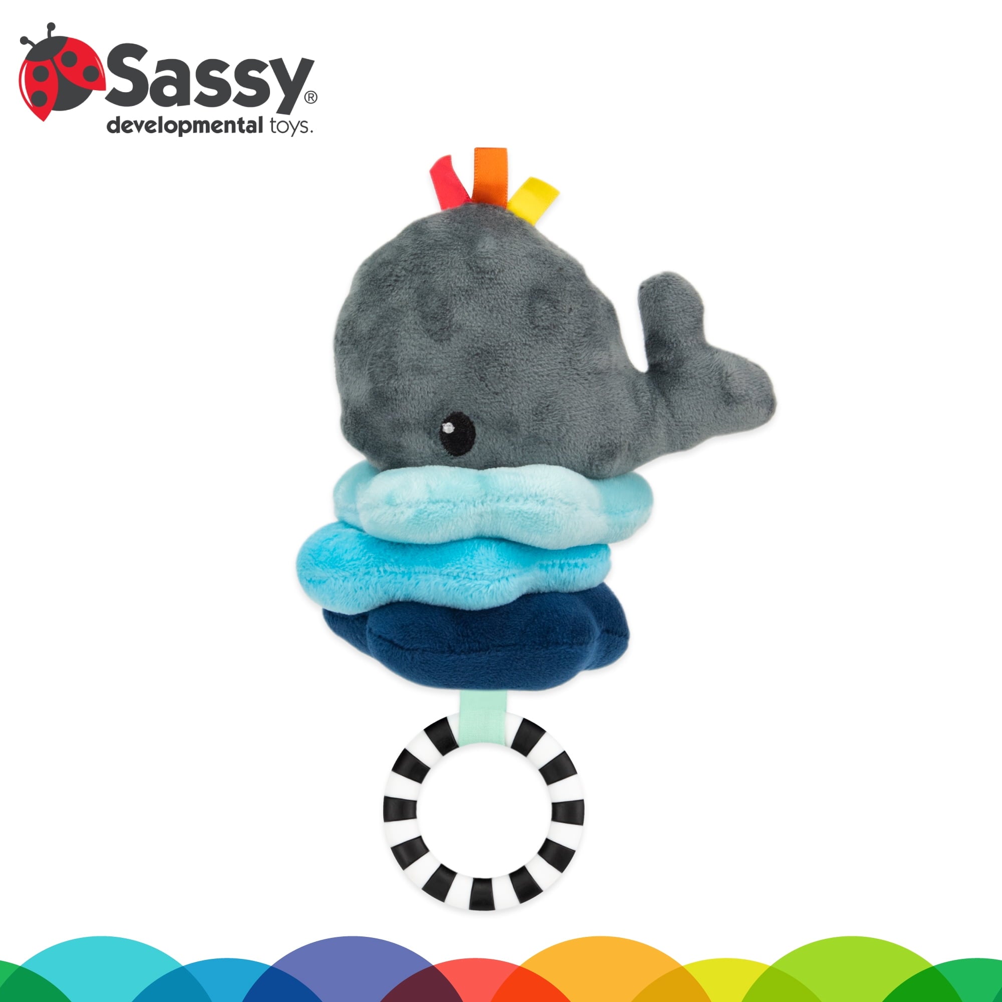 Wavy Whale Jitter Infant Toy