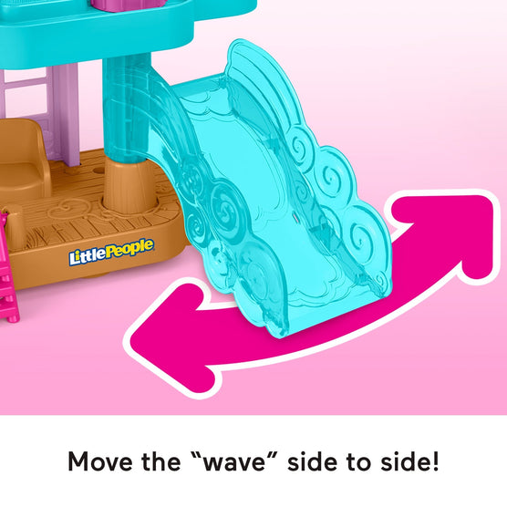 Fisher-Price Little People Barbie Beach House Playset with Figures