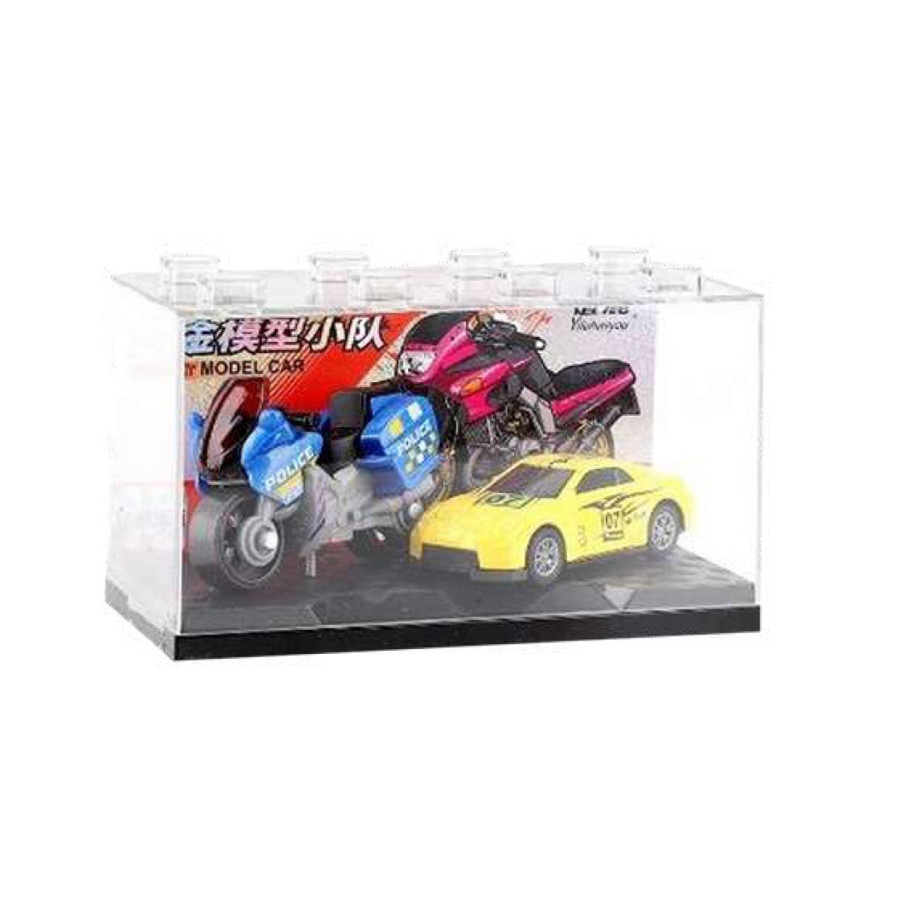 Die Cast Car & Motorcycle Combo