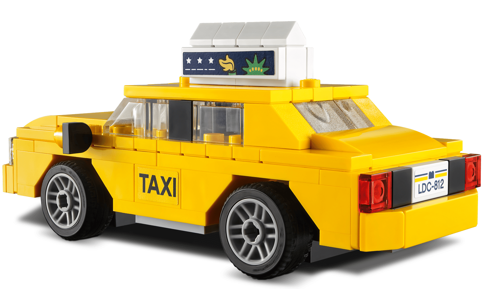 Lego Yellow Taxi