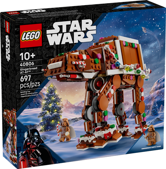 LEGO® Gingerbread AT-AT™ Walker Building Kit 697 Pieces