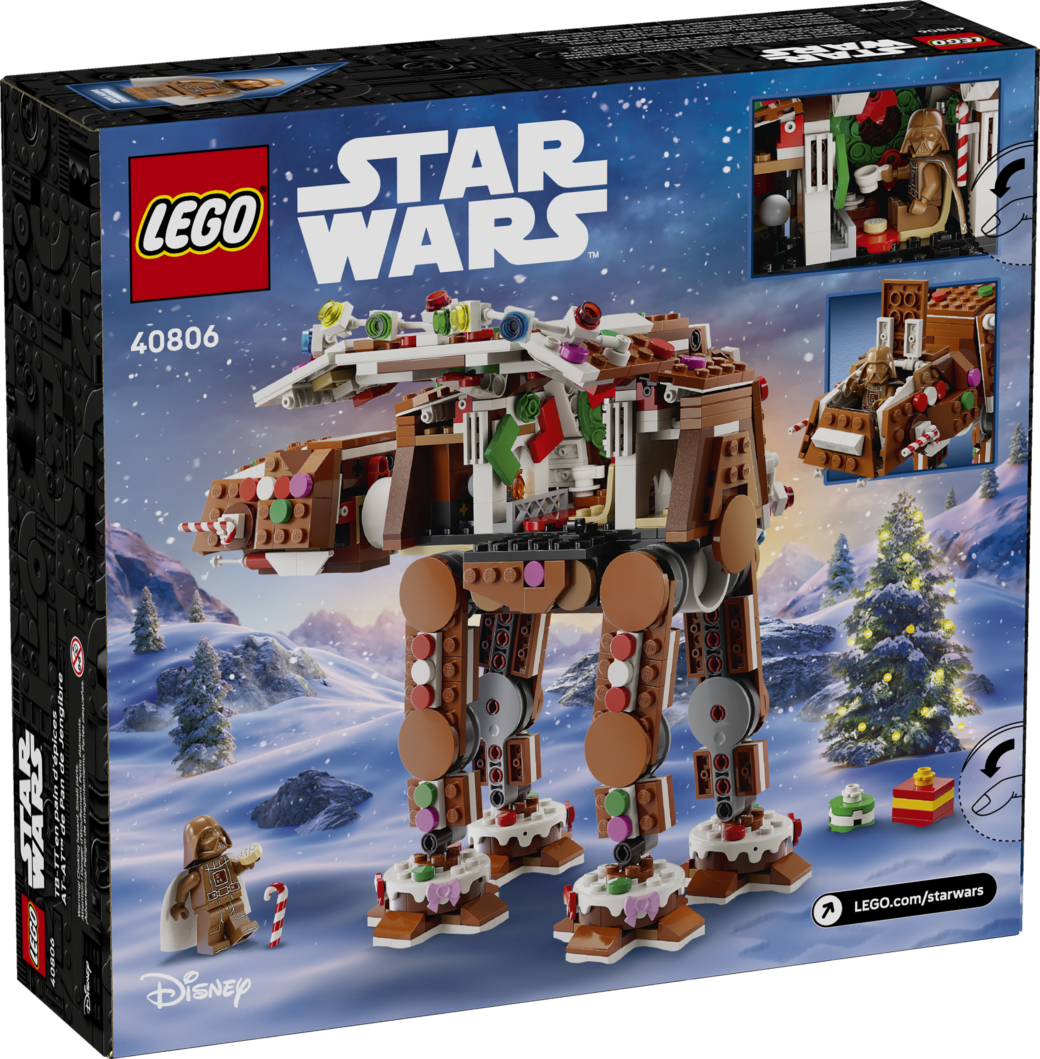 LEGO® Gingerbread AT-AT™ Walker Building Kit 697 Pieces