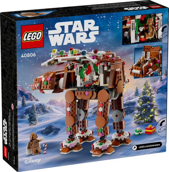 LEGO® Gingerbread AT-AT™ Walker Building Kit 697 Pieces