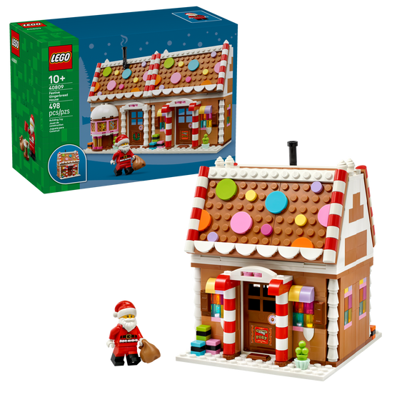 LEGO Festive Gingerbread House 40809 Building Toy Set