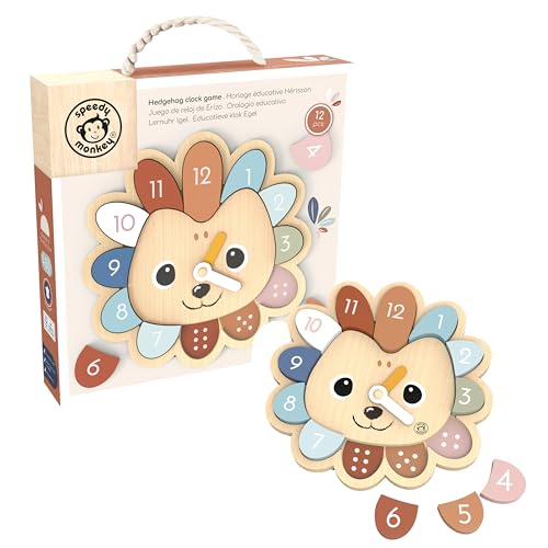 SPEEDY MONKEY Magnetic Alphabet Fishing Game Wooden Educational Toy