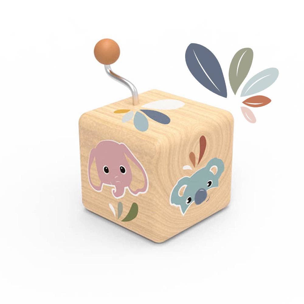 Speedy Monkey Wooden Music Box Set for Toddlers 8-Pack
