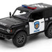 KiNSMART 2022 Ford Bronco Die-Cast Police Model Car 5-Inch