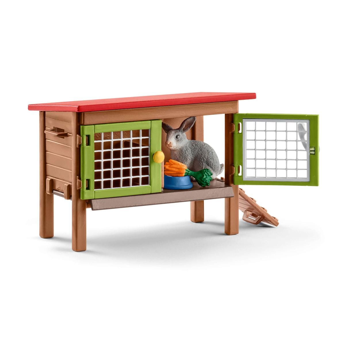 Schleich Rabbit Hutch Figurine Playset