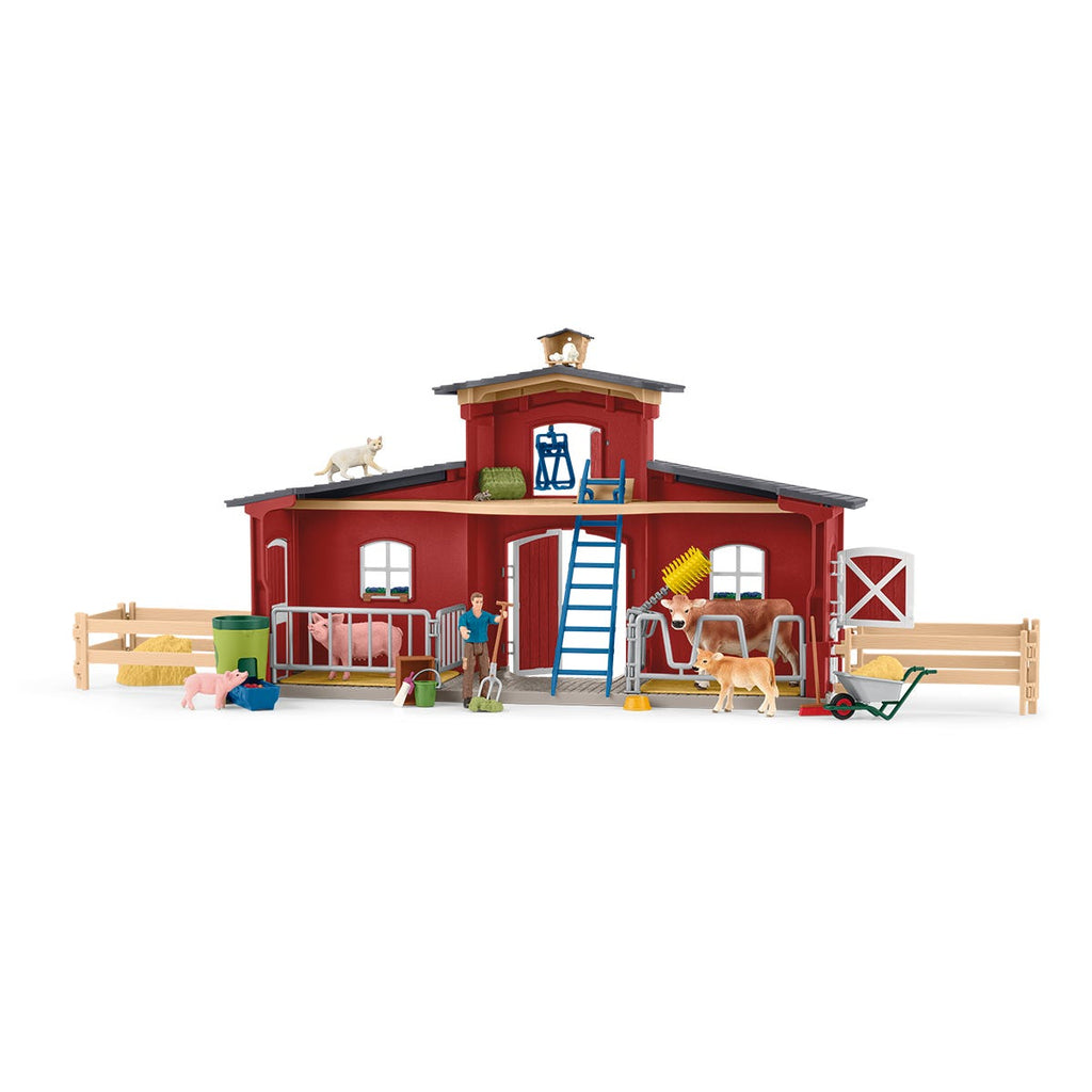 Schleich Red Barn Playset 92 Pieces