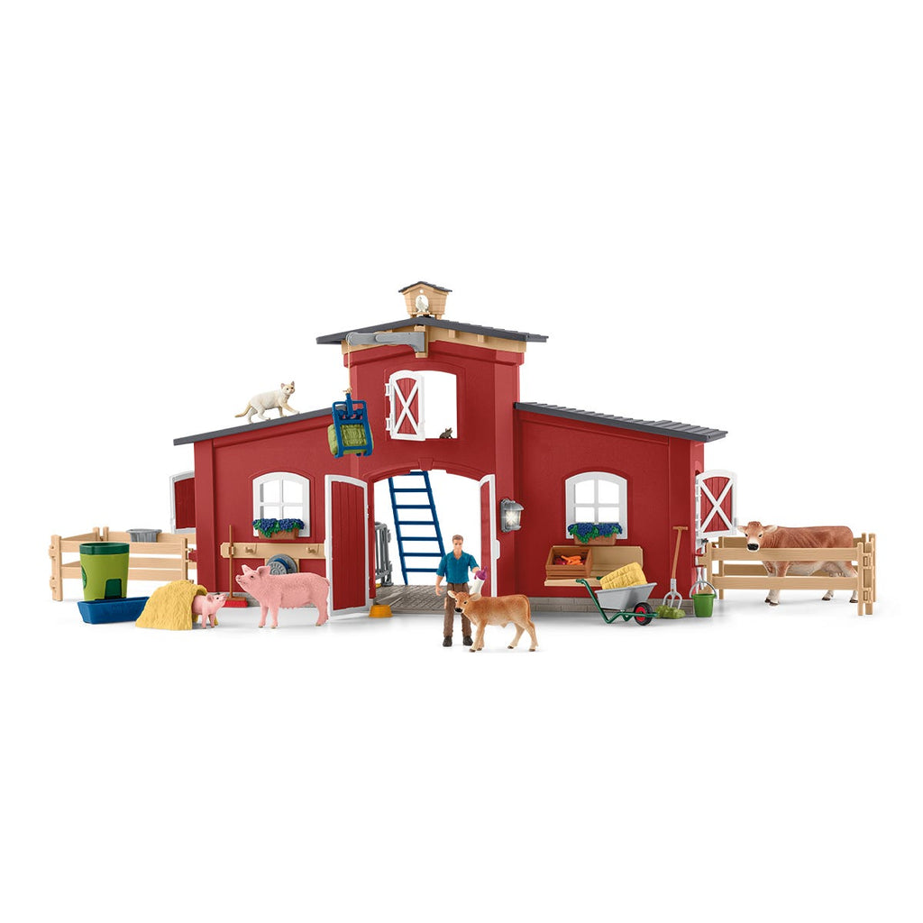 Schleich Red Barn Playset 92 Pieces