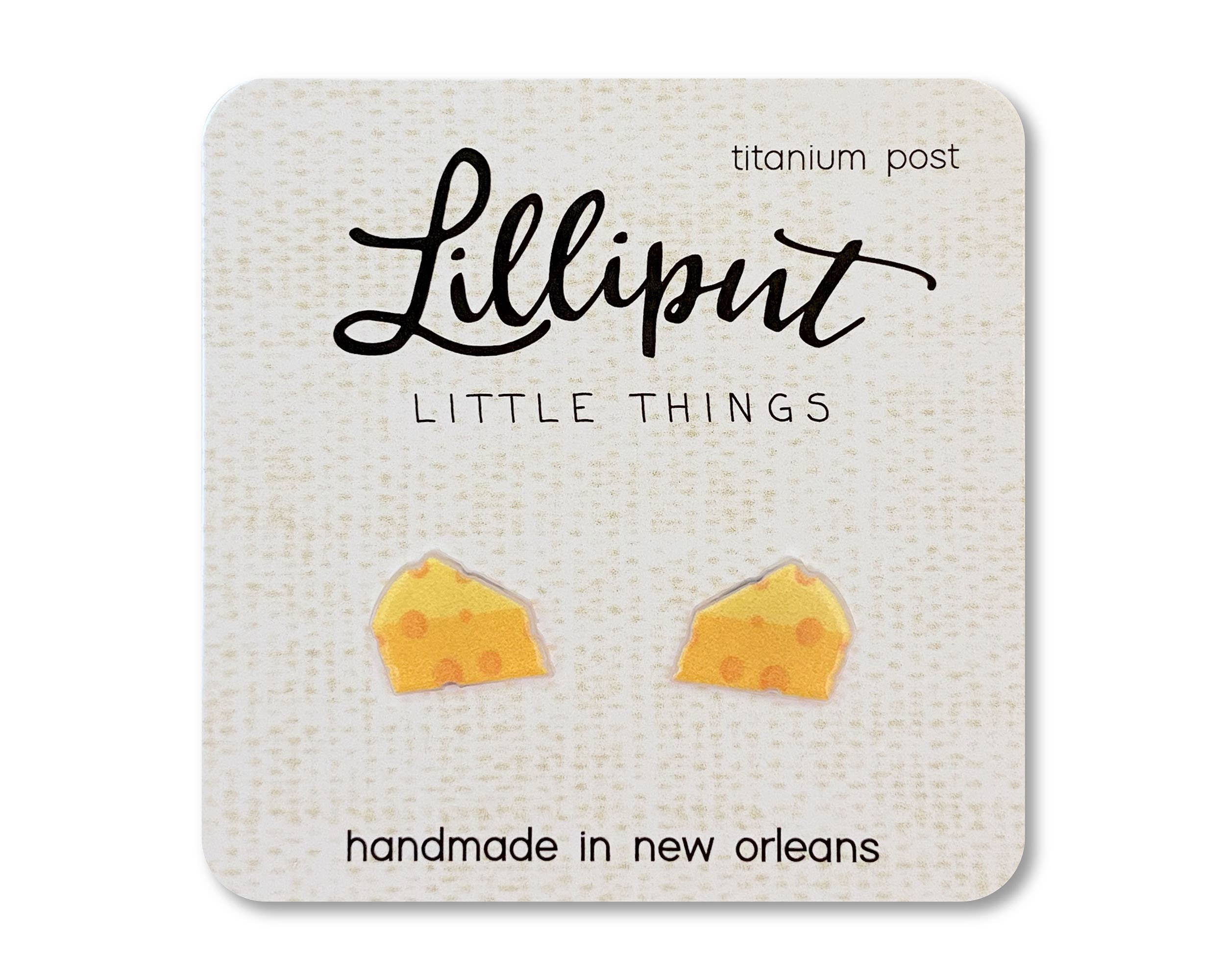 Lilliput Cheese Earrings