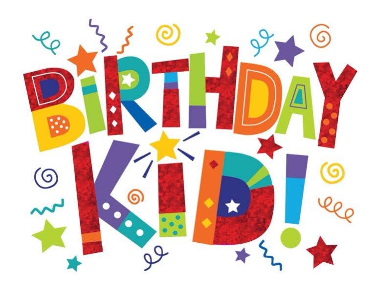 Kids Birthday Foil Gift Enclosure