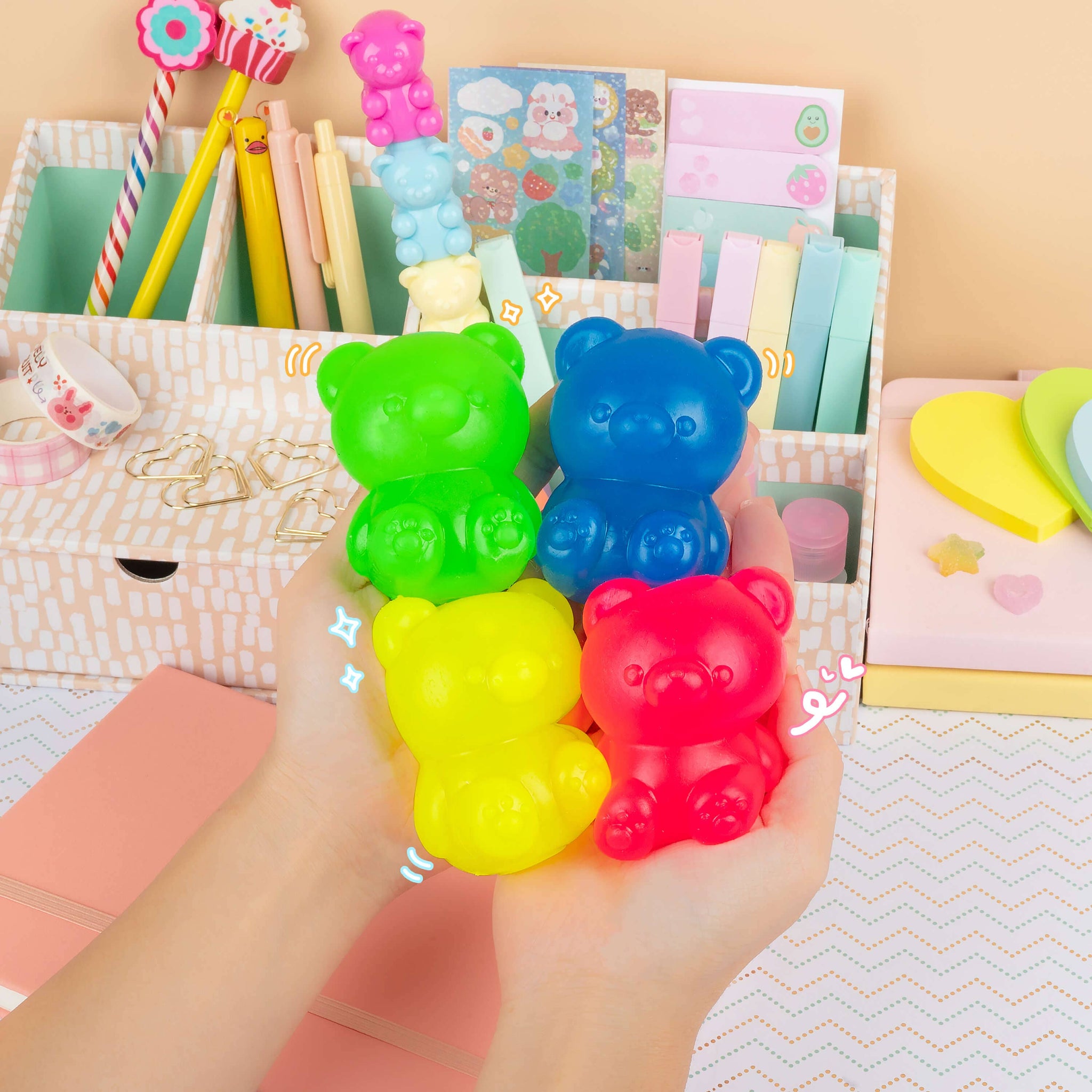 Single Gooshy Mooshy Bear Sensory Toy