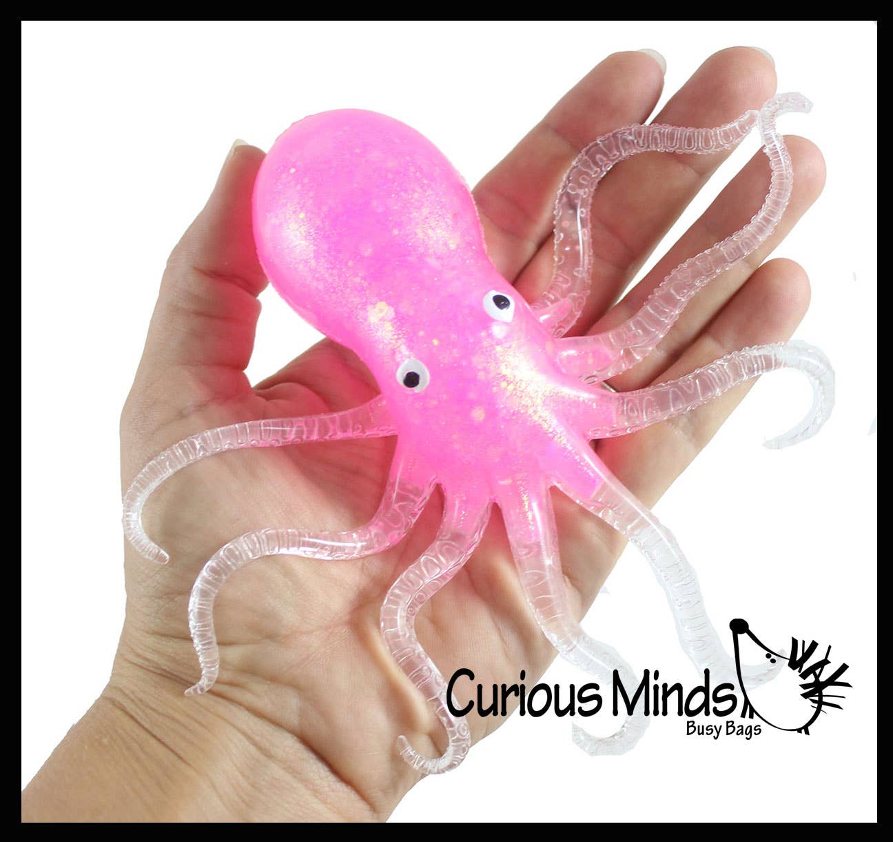 Single Gooey Gel Filled Octopus Fidget Stress Toy - Soft Squishy