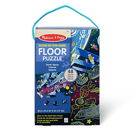 Outer Space Glow Floor Puzzle