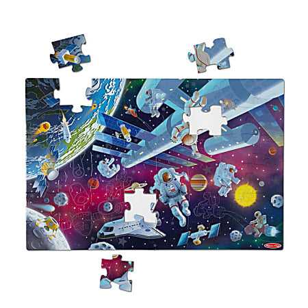 Outer Space Glow Floor Puzzle