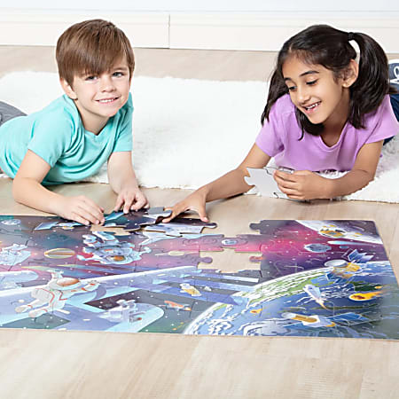 Outer Space Glow Floor Puzzle