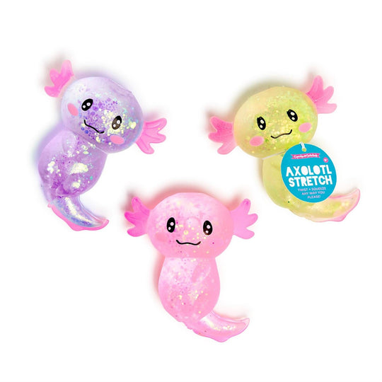 Two's Company 30 Pc Squishy Glitter Axolotl Toy Refill