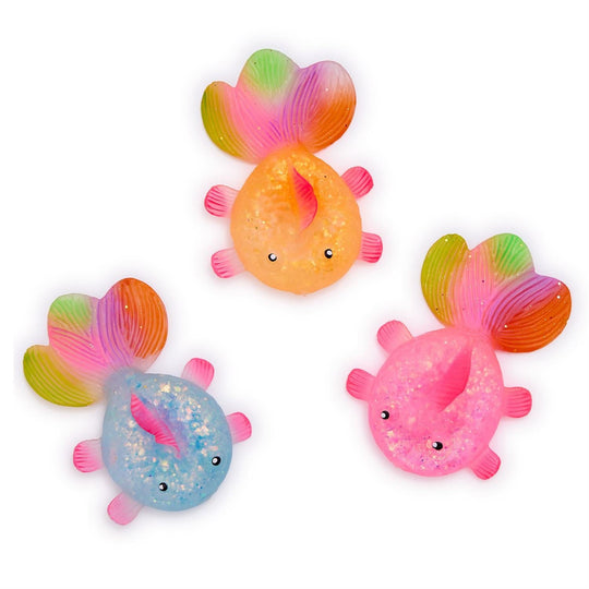 Guppy Squishy Glitter Fish - Single