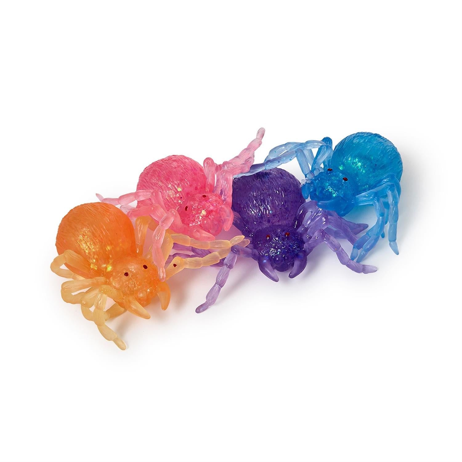 Two's Company Webby 28-Piece Squishy Glitter Spider Toy Refill