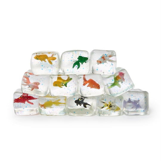Two's Company Mini Aquarium 36 Pc Squishy Toy Refill 12 Fish